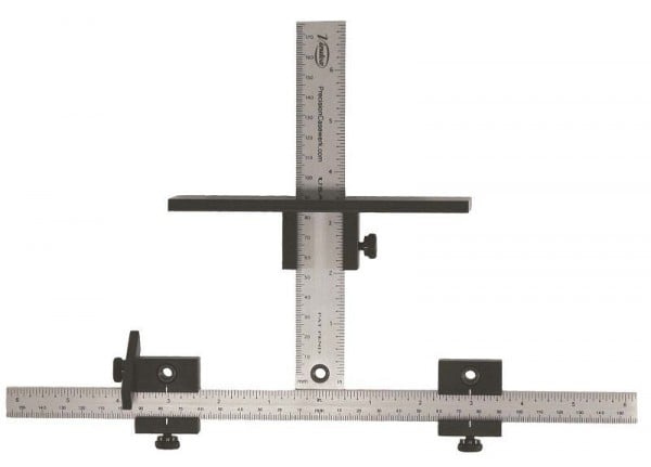 Wegoma-Virutex Multifunktionsschablone PMT111 die unverzichtbare Positionierhilfe für Bohrungen mit 32 mm Teilung, 42000018