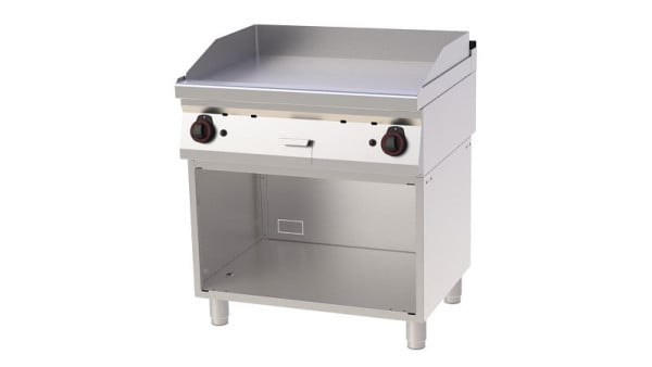 Locher Gas-Grillplatte 800 Stahl glatt, 362463