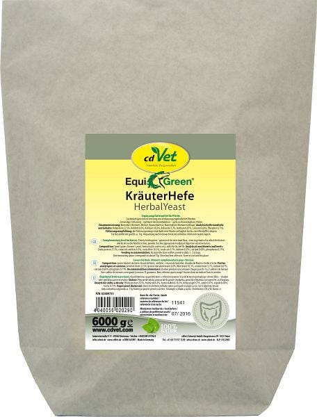 cdVet EquiGreen KräuterHefe 6 kg, 2029