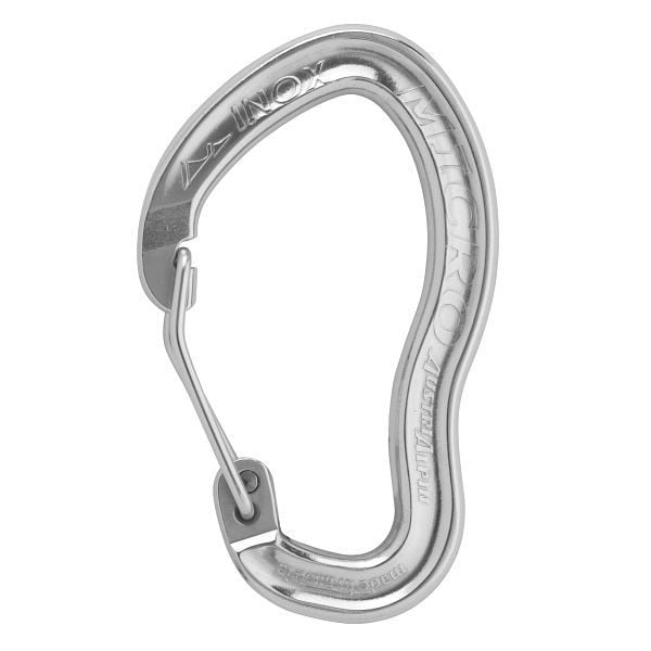 AustriAlpin Karabiner MICRO, Drahtbügel, Edelstahl 25 kN, VE: 40 Stück, NM01AL