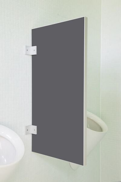 KEMMLIT Standard Urinaltrennwand Novara aus Holzwerkstoff Quarzgrau, 15120004