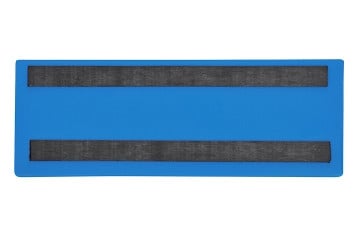 KROG Etikettentaschen - magnetisch, 220 x 80 mm, blau mit 2 Magnetstreifen, 5902093A