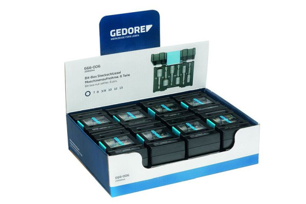 GEDORE Display 16x Bit-Box Steckschlüssel, 3000036