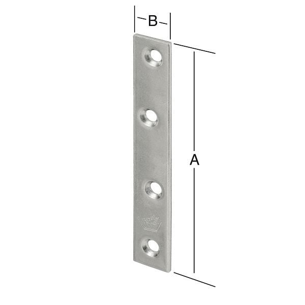 Vormann Verbindungsblech 100 x 15 mm, VE: 50 Stück, 010183100