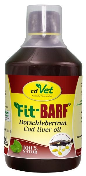 cdVet Fit-BARF Dorschlebertran 500ml, 4097