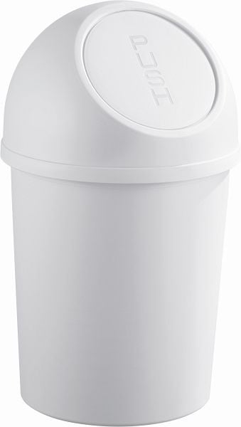 helit Push-Abfallbehälter "the flip" 13L, VE: 6 Stück, lichtgrau, H2401182