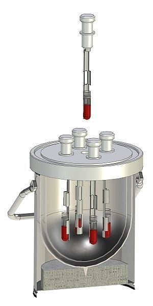 KGW Isotherm Dewar-Transportgefäß Typ 27BE-Bio-V2, 2 l, 1222-V2