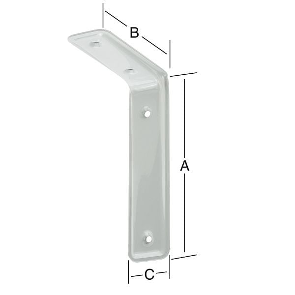 Vormann 3F-Konsole 315 x 200 mm, grau, VE: 6 Stück, 000165315GR