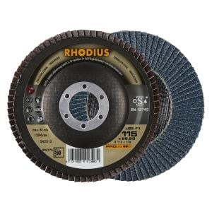 Rhodius PROline LGZ F1 Lamellenschleifscheibe, Durchmesser [mm]: 115, Bohrung [mm]: 22.23, VE: 10 Stück, 202776