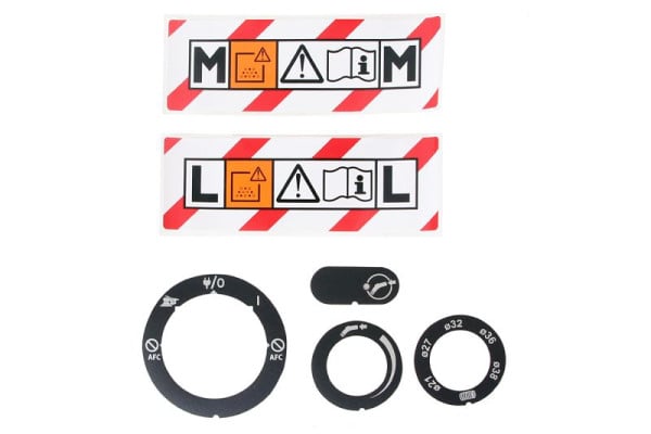 Mirka Etiketten Set für AFC Bedienfeld, 5/Pack, 8999212211