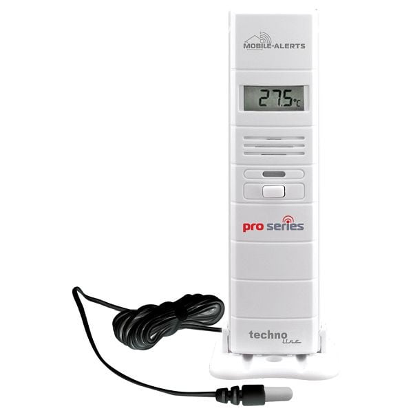 Technoline Pro Series Temperatur-/Luftfeuchtemelder mit High-Temperatur Kabelsonde, MA 10320