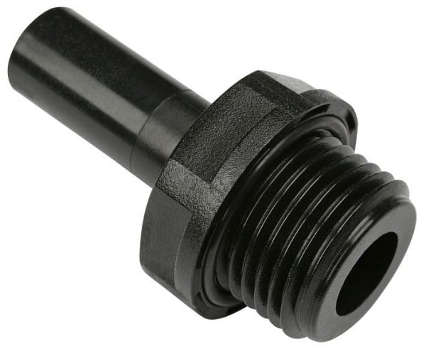 timmer B-GES-4-1/8-KU-H2O, Gerader Einschraubstecker für Wasser, Schlauch-Ø: 4 mm, Gewinde: 1/8'', VE: 10 Stück, 03080110