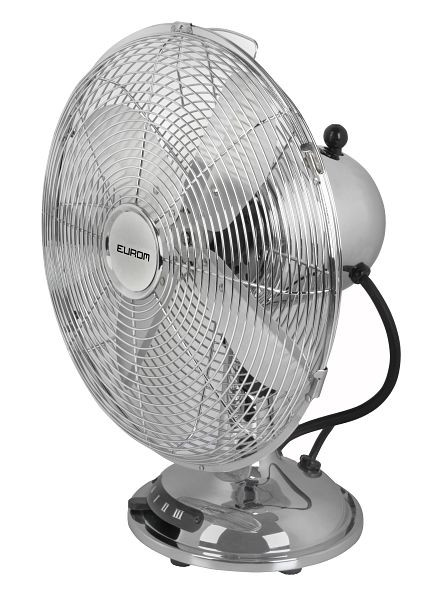 Eurom VTM12 Tischventilator aus Metall, Top-Qualität, 385311