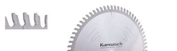 Karnasch Hartmetall-bestücktes Kreissägeblatt Formatieren - Hohlzahn 220x2,9/2,0x30mm 48 HTT-P - NL: 2-7-42, 111604220010