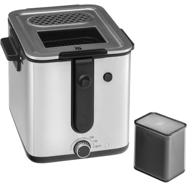 WMF Fritteuse mit Kartoffel-Schneider, KÜCHENminis, silber, 3200001143