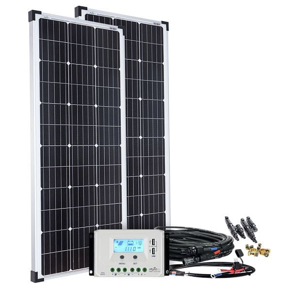 Offgridtec basicPremium-L 200W Solaranlage 12V/24V Komplettsystem, 4-01-002635