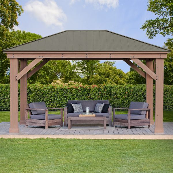 Westmann Holzpavillon Devon, 371x490x315cm, 12x16, YD12944