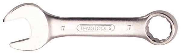 Teng Tools Kurzer Kombischlüssel, metrisch, 17 mm, 6005M17