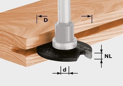 Festool Scheibennutfräser HW D40x3,5, 491058