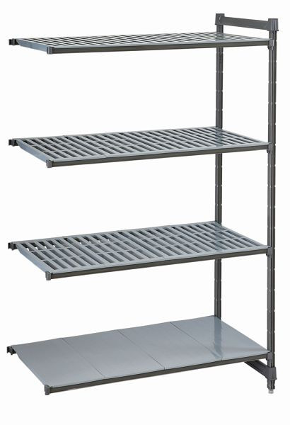 Cambro Camshelving®-Basics Anbauregal 3V1S 21X42X72 Matt-Graphit, CBA214272VS4580