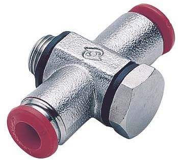 timmer B-TSH-4-M5-MSv, T-Schwenkverschraubung - zylindrisch, 1-fach mit Hohlschraube, Schlauch-Ø: 4 mm, Gewinde: M5, VE: 10 Stück, 03673507