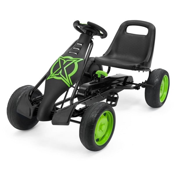 Xootz Go-Kart Viper für kleine Rennfahrer schwarz-grün, WBTY5908