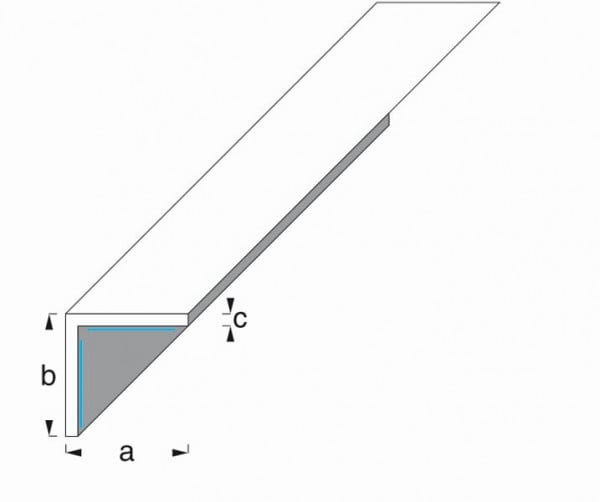 Vormann PVC Winkelprofile 20 x 20 x 1 Eichenoptik 1m, 054020101E