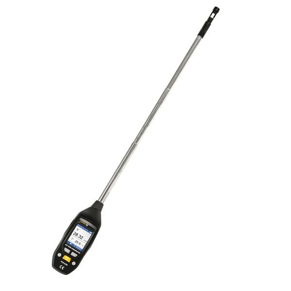 PCE Instruments Hitzedraht-Anemometer, Messfunktionen Durchschnittswert, HOLD, MAX, MIN, PCE-423N