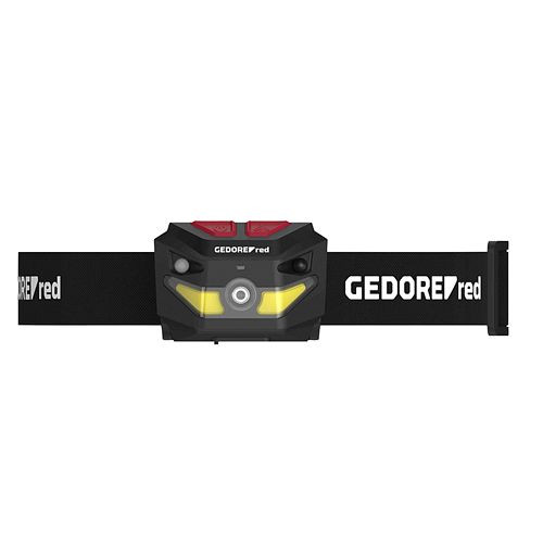 GEDORE red Stirnlampe 260, 45° schwenkbar, schwarz, 3301762