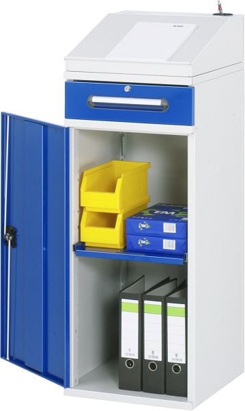 RAU Beistellschrank-Stehpult, Schublade, 450x1110/1220x520 mm, 07-450-M02.11