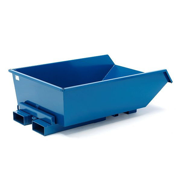 AJ Kippcontainer HEAP, niedrig, 550 Liter, blau, 305021