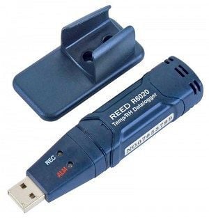 REED Temperatur- und Feuchtigkeitsmessgerät, USB Datenlogger, R6020