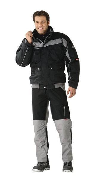 Planam Plaline Winterblouson, schwarz/zink, Größe M, 2590048