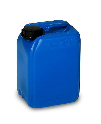 DENIOS Kunststoffkanister aus Polyethylen (PE), antistatisch, 6 Liter, blau, 266999