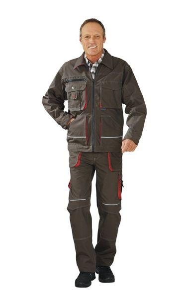 Planam Basalt Bundjacke, oliv/rot, Größe 26, 2813026