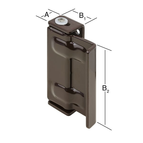 Vormann Fenster-und Türsicherungen 16-25 x 27 x 92 braun, VE: 10 Stück, 091104000