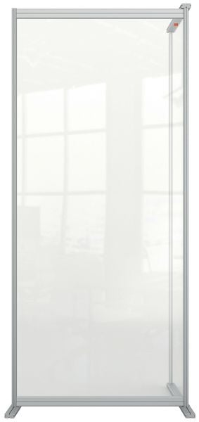 Nobo Premium Plus Erweiterung Stellwand aus Acryl 80x180cm, 1915519