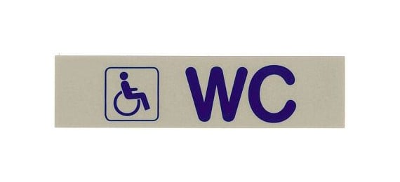 Contacto Schild BEHINDERTEN WC (Symbol), 7673/018