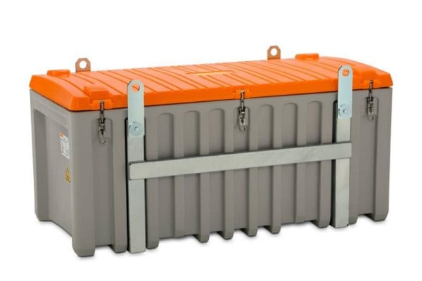 Cemo CEMbox 750 l, kranbar, grau/orange, 10338