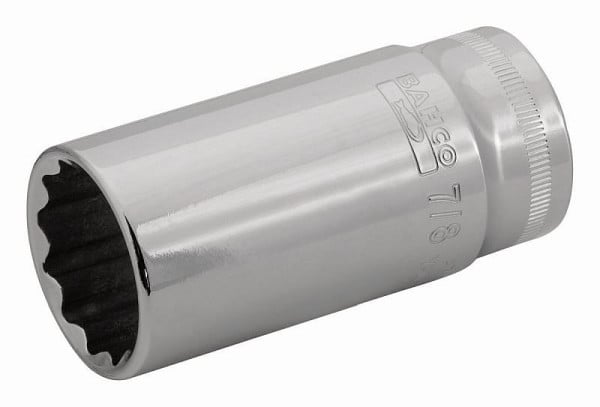 Bahco Steckschlüssel-Einsatz, 3/8", 12kant, lang, SW 1/2", A7402DZ-1/2