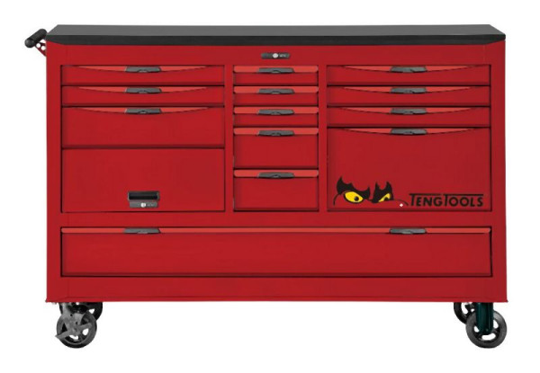 Teng Tools 67"-PRO-Beast-Schrank, 13 Schubladen, rot, TCW814N