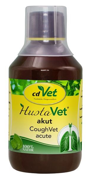 cdVet HustaVet akut 250ml, Länge: 6,2, cm, Breite: 6,2 cm, Höhe: 13,7 cm, 6017