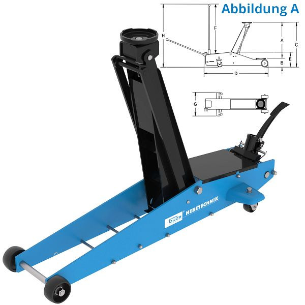 Güde hydraulischer Rangierwagenheber GRH 2/800 HD, 18035