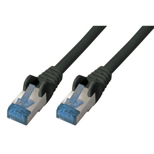 shiverpeaks BASIC-S, Netzwerkkabel-Patchkabel, cat 6A, S/FTP, PIMF, schwarz, 0,5m, BS75711-0.5S