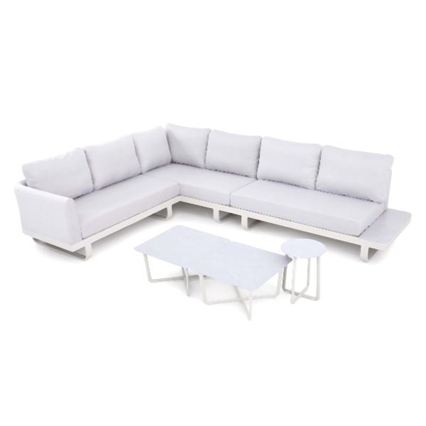 Essentials Fellow Aluminium-Lounge-Set, Hellgrau, 86332