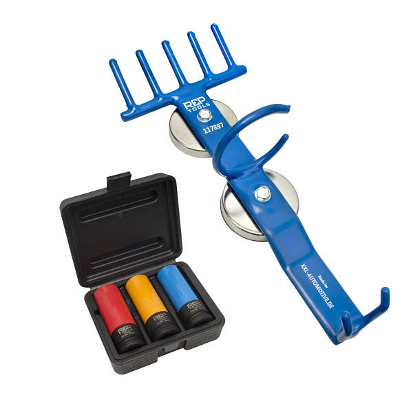 RepTools 3 Radschrauben Radmuttern Einsätze und Megnethalter, XXL-118551