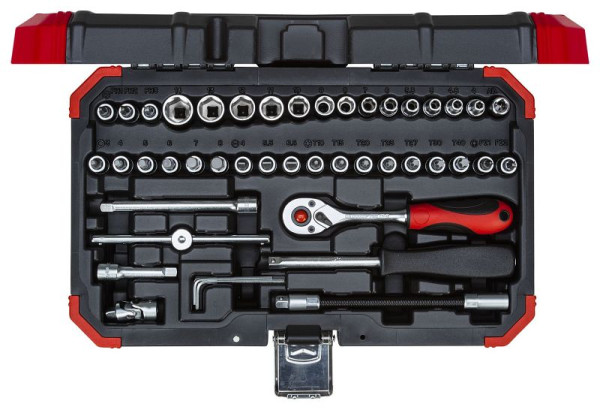 GEDORE red Steckschlüssel Satz 1/4 SW4-14mm 46-teilig, 3300052