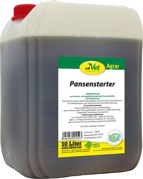 cdVet Pansenstarter 10 L, Länge: 23,5 cm, Breite: 18 cm, Höhe: 31 cm, 259