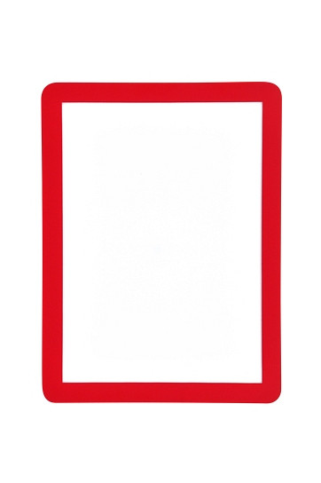 KROG Infohalter A5 quer / hoch selbstklebend rot, 5906031R