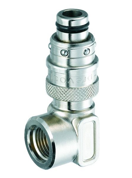 Prevost Stecker 90° mit zylindrischem Innengewinde, IG BSPP= G 1/4, VE: 10 Stück, CPI 086101RE